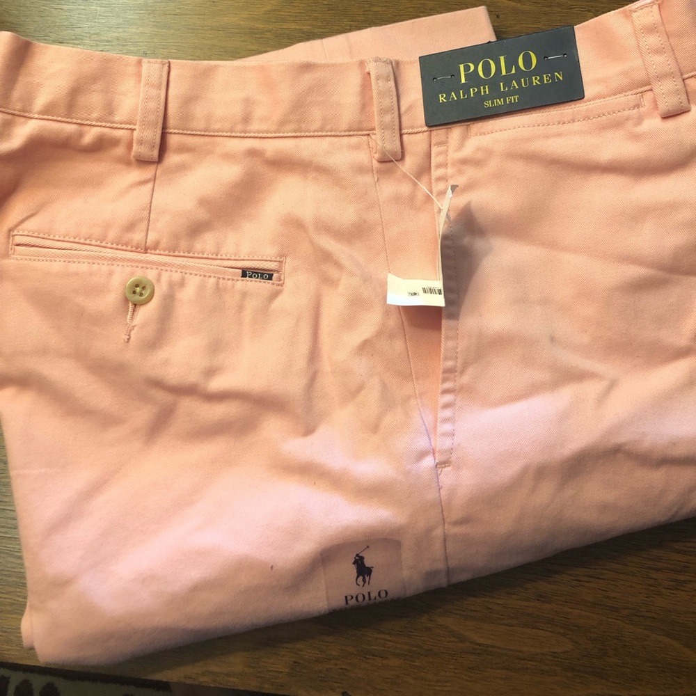 Slim fit tight Ralph Lauren Pink pants! Hott